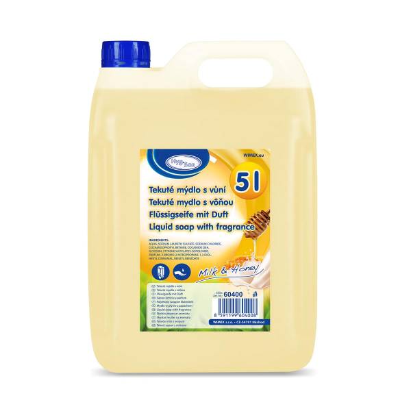 Flüssigseife mit Duft Milch &amp; Honig 5L für Spender