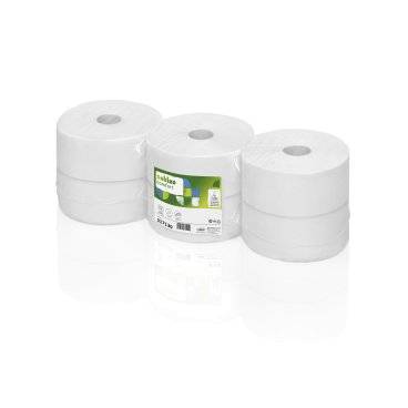 Toilettenpapier Satino Comfort Jumbo 2-lagig 380m 6 Rollen