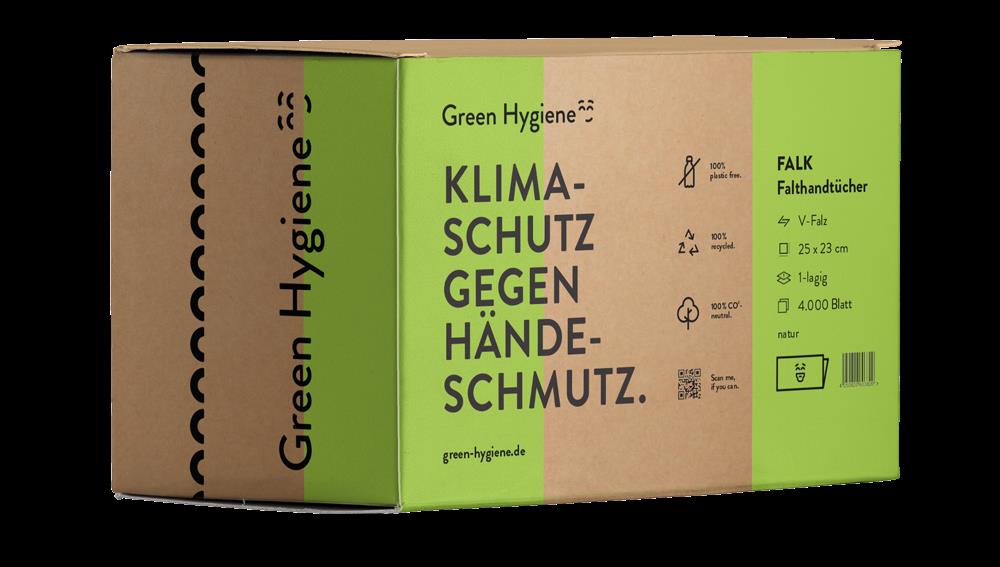 Green Hygiene ROLF co2-neutral 36 x 500 Blatt plastikfrei Toilettenpapier 