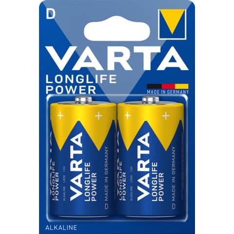 Varta High Energy D / R20 Batterien 2er Pack