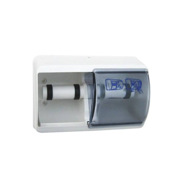 Spender (ABS) 2-fach weiß für Toilettenpapier =Ø10,5cm